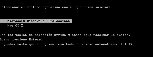 Hackintosh dual boot (Windows XP + Mac OS X Leopard) bootmenu Hackintosh dual boot (Windows XP + Mac OS X Leopard)